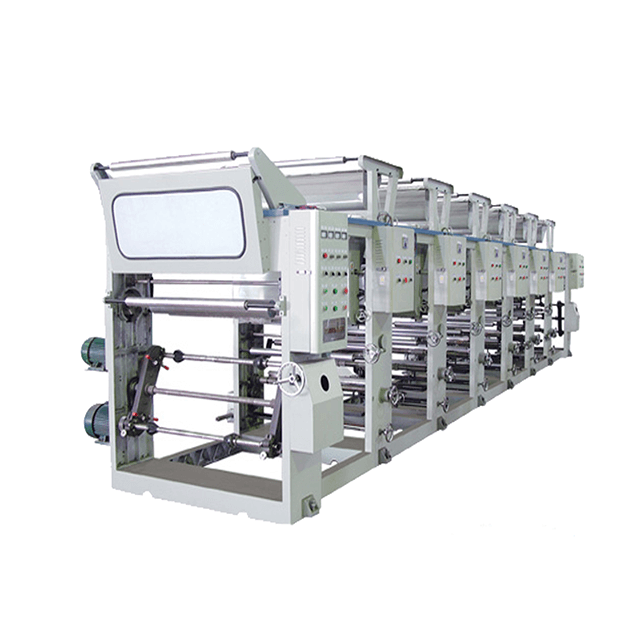 Máquina de impresión de huecograbado tipo eje ASY-B para película plástica en 70 Mpm