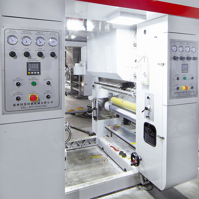 Máquina de impresión de huecograbado de 8 colores de alta velocidad con control PLC GWASY-C para película en 140 m/min