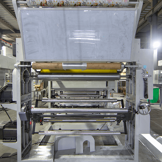 Máquina de impresión de huecograbado sin eje ASY-B para película plástica en 70 Mpm